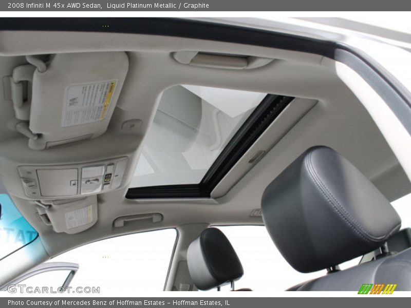 Liquid Platinum Metallic / Graphite 2008 Infiniti M 45x AWD Sedan