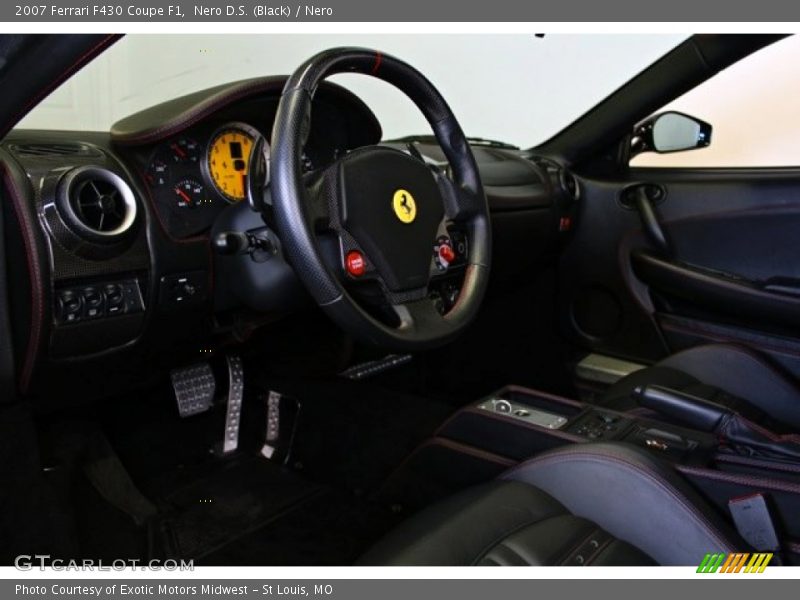  2007 F430 Coupe F1 Nero Interior