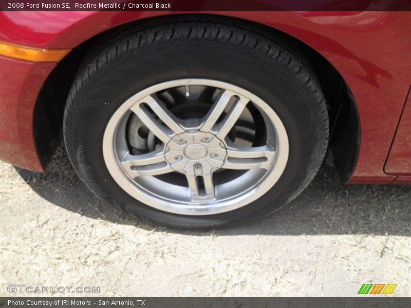 Redfire Metallic / Charcoal Black 2008 Ford Fusion SE