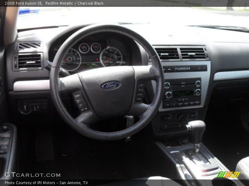 Redfire Metallic / Charcoal Black 2008 Ford Fusion SE