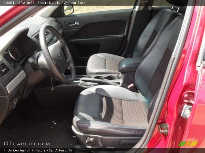 Redfire Metallic / Charcoal Black 2008 Ford Fusion SE