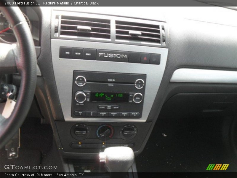 Redfire Metallic / Charcoal Black 2008 Ford Fusion SE