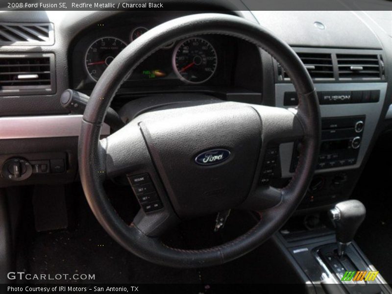 Redfire Metallic / Charcoal Black 2008 Ford Fusion SE