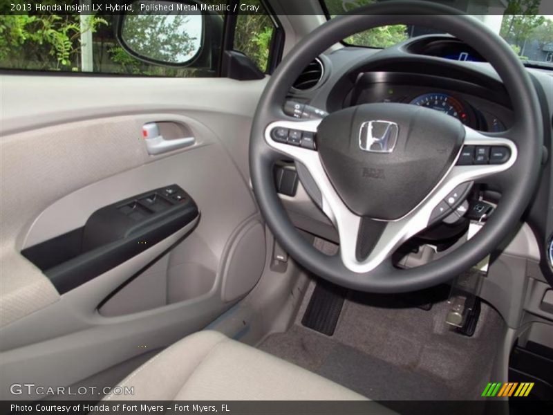 Polished Metal Metallic / Gray 2013 Honda Insight LX Hybrid
