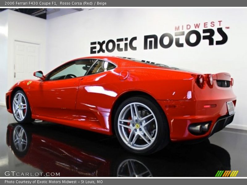 Rosso Corsa (Red) / Beige 2006 Ferrari F430 Coupe F1