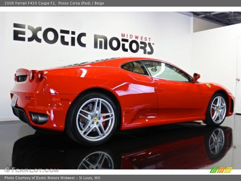 Rosso Corsa (Red) / Beige 2006 Ferrari F430 Coupe F1