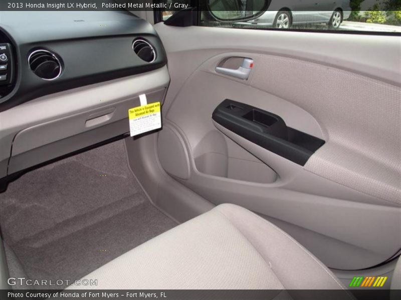Polished Metal Metallic / Gray 2013 Honda Insight LX Hybrid