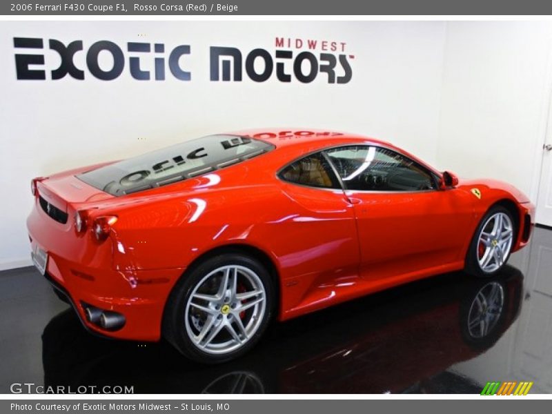 Rosso Corsa (Red) / Beige 2006 Ferrari F430 Coupe F1