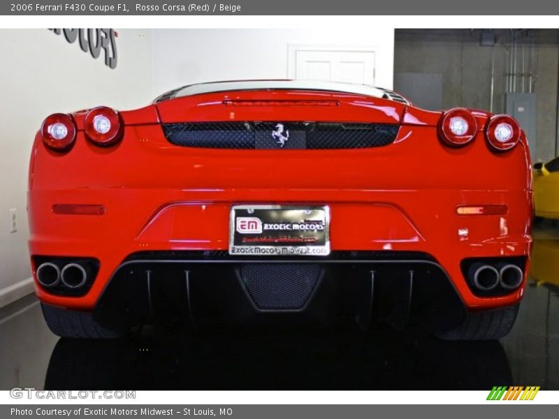 Rosso Corsa (Red) / Beige 2006 Ferrari F430 Coupe F1