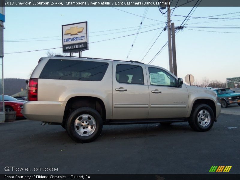 Champagne Silver Metallic / Light Cashmere/Dark Cashmere 2013 Chevrolet Suburban LS 4x4