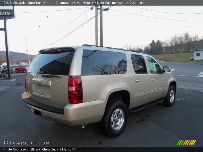Champagne Silver Metallic / Light Cashmere/Dark Cashmere 2013 Chevrolet Suburban LS 4x4