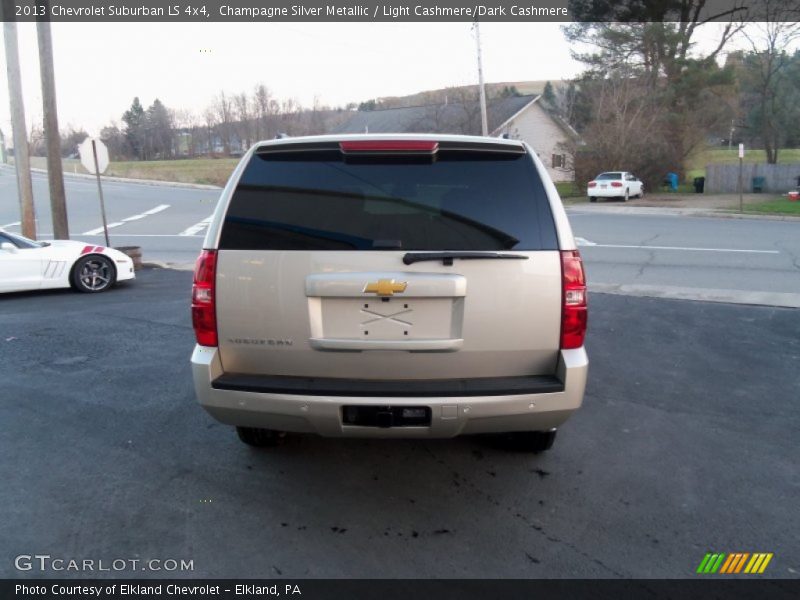 Champagne Silver Metallic / Light Cashmere/Dark Cashmere 2013 Chevrolet Suburban LS 4x4