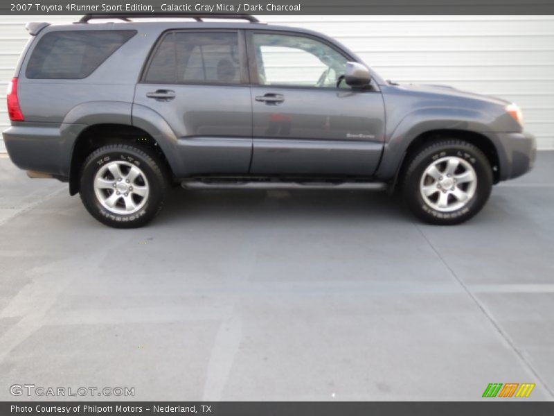 Galactic Gray Mica / Dark Charcoal 2007 Toyota 4Runner Sport Edition