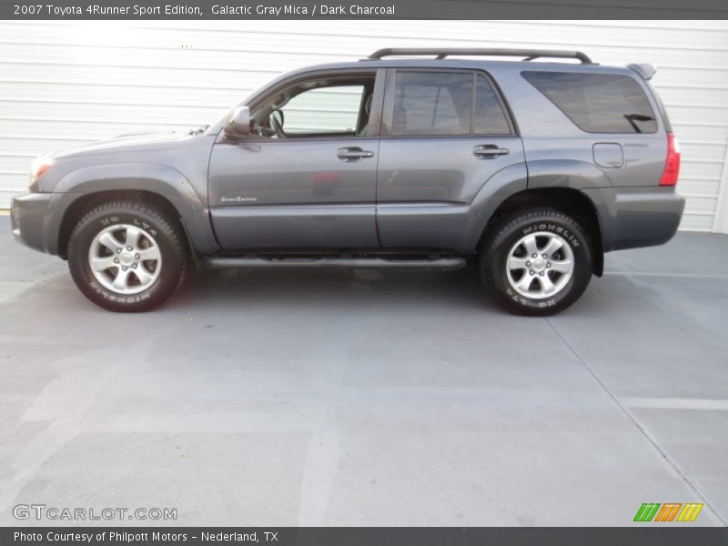 Galactic Gray Mica / Dark Charcoal 2007 Toyota 4Runner Sport Edition