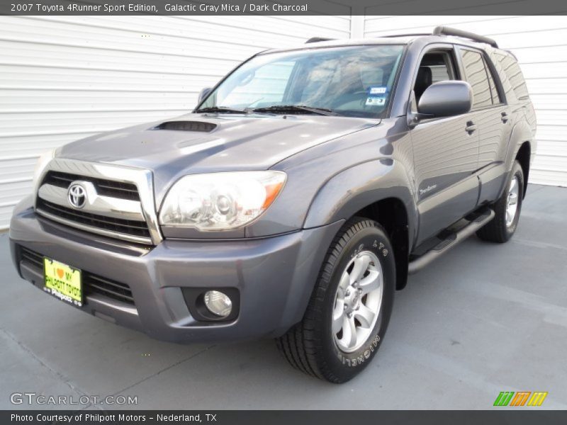 Galactic Gray Mica / Dark Charcoal 2007 Toyota 4Runner Sport Edition