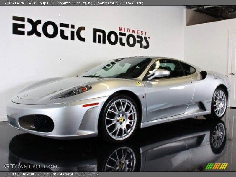 Argento Nurburgring (Silver Metallic) / Nero (Black) 2006 Ferrari F430 Coupe F1