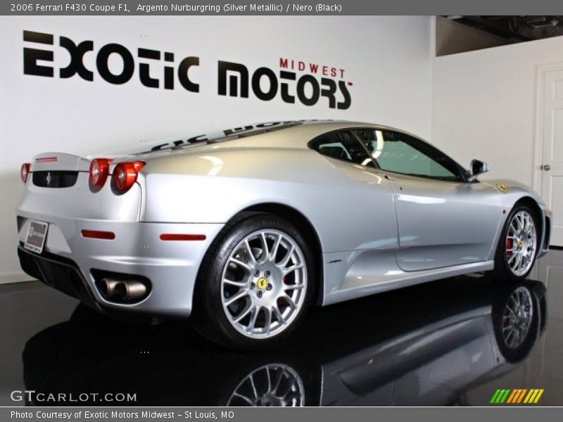 Argento Nurburgring (Silver Metallic) / Nero (Black) 2006 Ferrari F430 Coupe F1