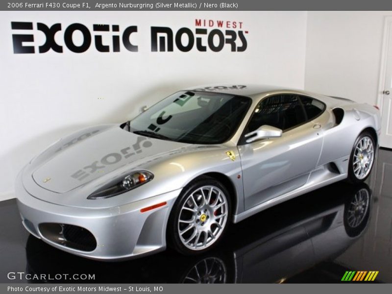 Argento Nurburgring (Silver Metallic) / Nero (Black) 2006 Ferrari F430 Coupe F1