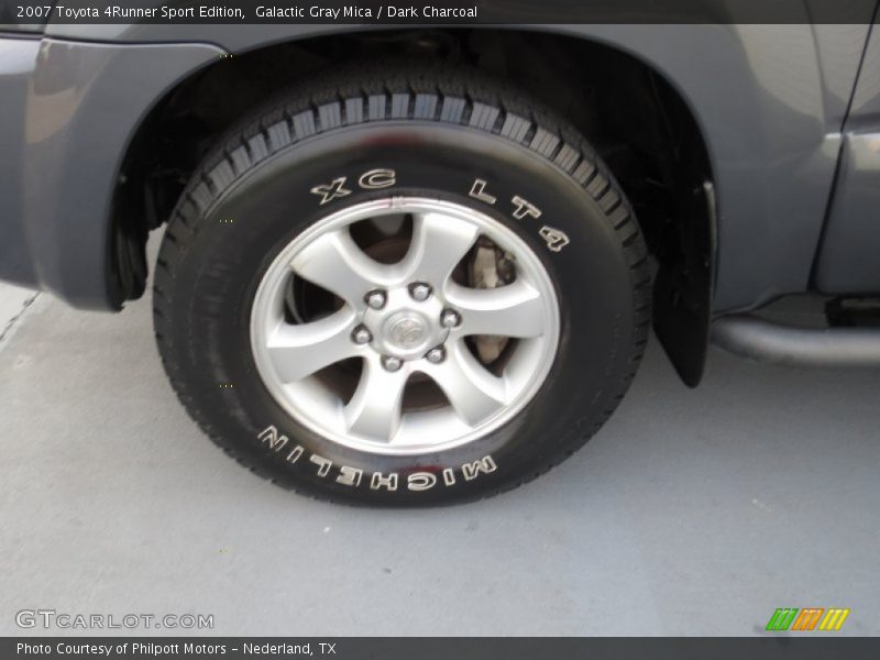 Galactic Gray Mica / Dark Charcoal 2007 Toyota 4Runner Sport Edition