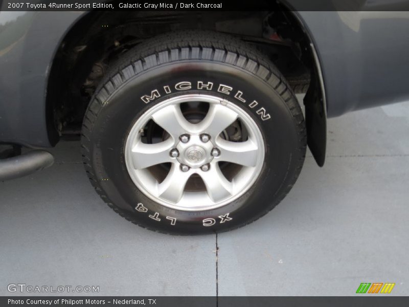 Galactic Gray Mica / Dark Charcoal 2007 Toyota 4Runner Sport Edition