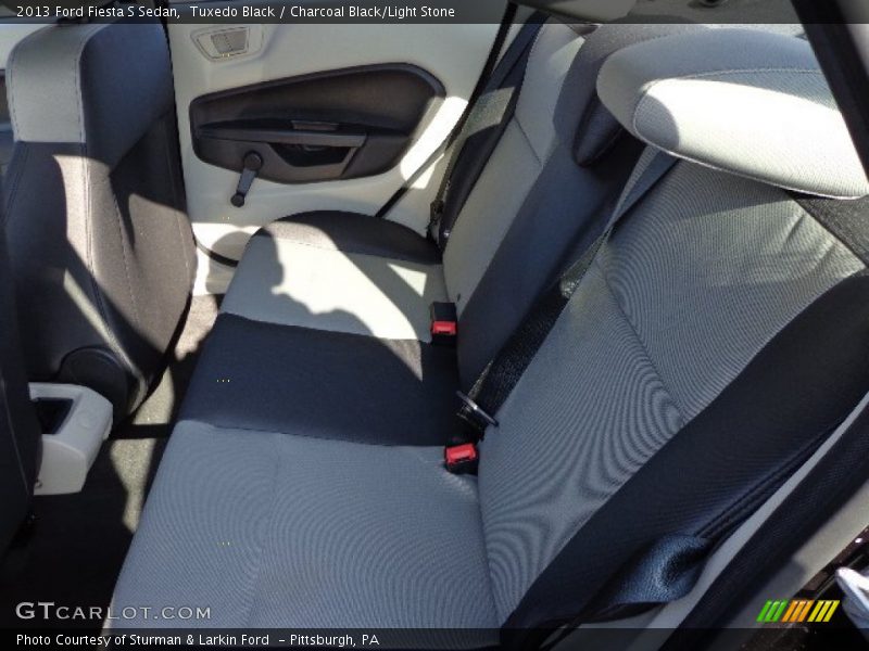 Tuxedo Black / Charcoal Black/Light Stone 2013 Ford Fiesta S Sedan