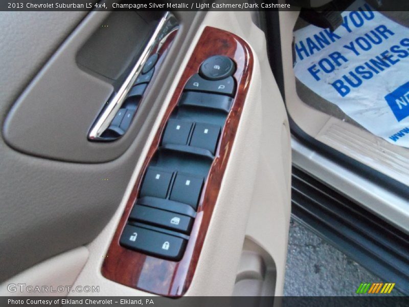 Champagne Silver Metallic / Light Cashmere/Dark Cashmere 2013 Chevrolet Suburban LS 4x4