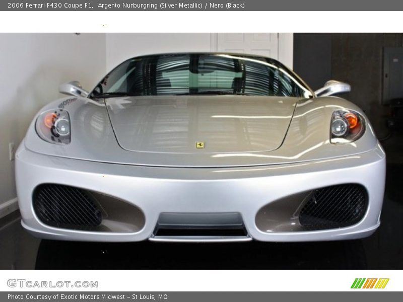 Argento Nurburgring (Silver Metallic) / Nero (Black) 2006 Ferrari F430 Coupe F1