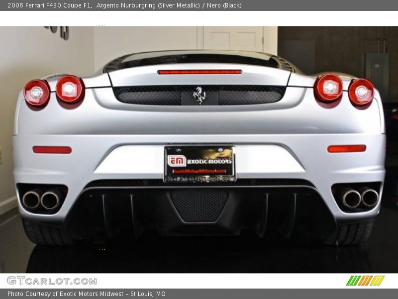 Argento Nurburgring (Silver Metallic) / Nero (Black) 2006 Ferrari F430 Coupe F1