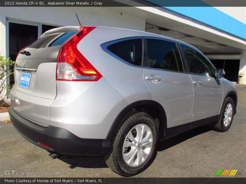 Alabaster Silver Metallic / Gray 2013 Honda CR-V EX