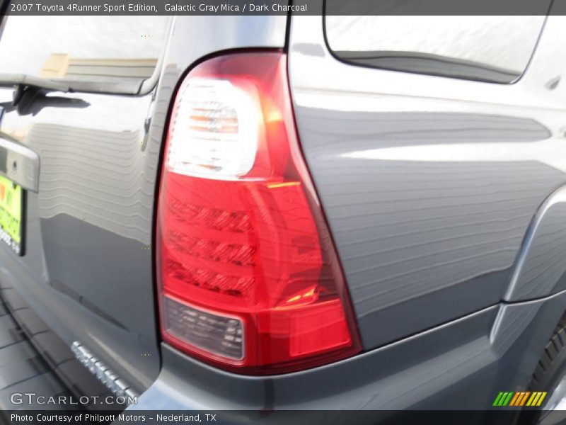 Galactic Gray Mica / Dark Charcoal 2007 Toyota 4Runner Sport Edition