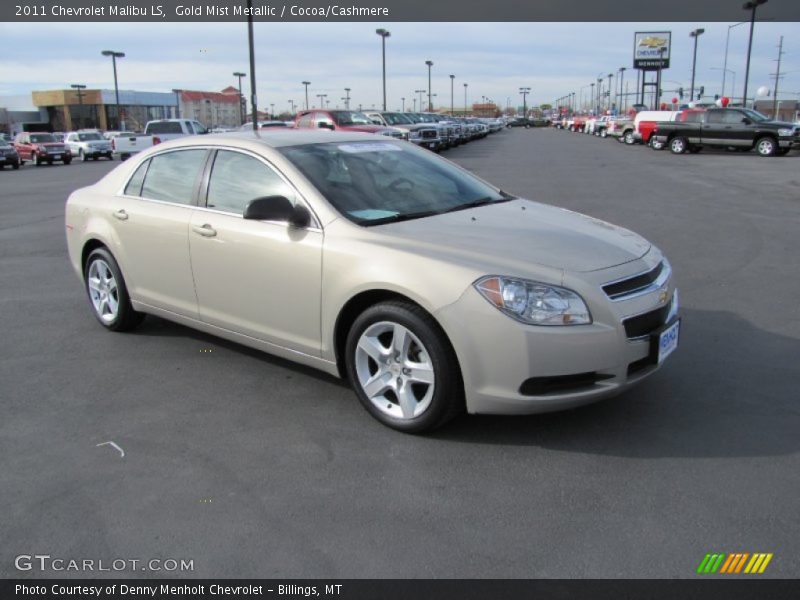 Gold Mist Metallic / Cocoa/Cashmere 2011 Chevrolet Malibu LS