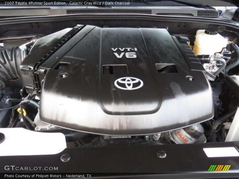 Galactic Gray Mica / Dark Charcoal 2007 Toyota 4Runner Sport Edition