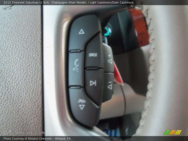 Champagne Silver Metallic / Light Cashmere/Dark Cashmere 2013 Chevrolet Suburban LS 4x4