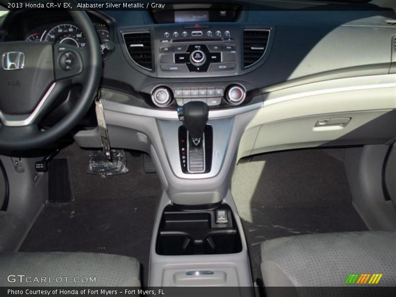 Alabaster Silver Metallic / Gray 2013 Honda CR-V EX