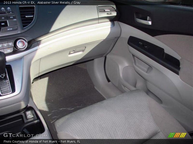 Alabaster Silver Metallic / Gray 2013 Honda CR-V EX