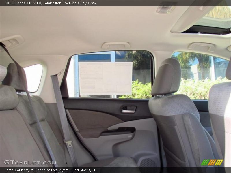 Alabaster Silver Metallic / Gray 2013 Honda CR-V EX