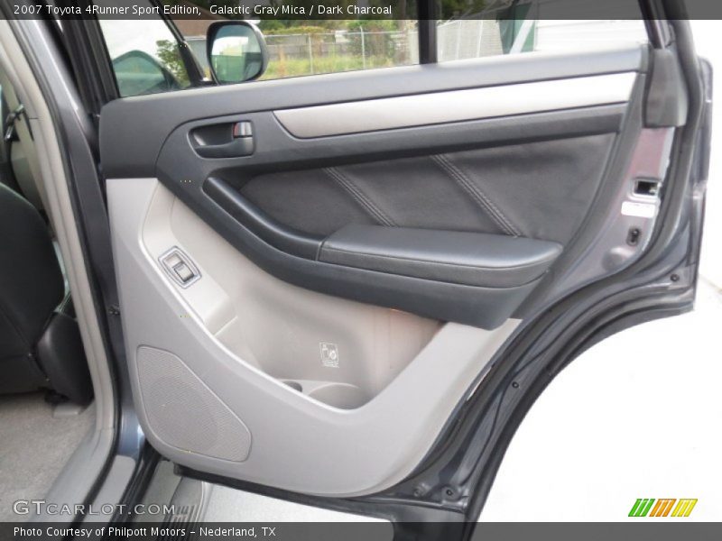Galactic Gray Mica / Dark Charcoal 2007 Toyota 4Runner Sport Edition