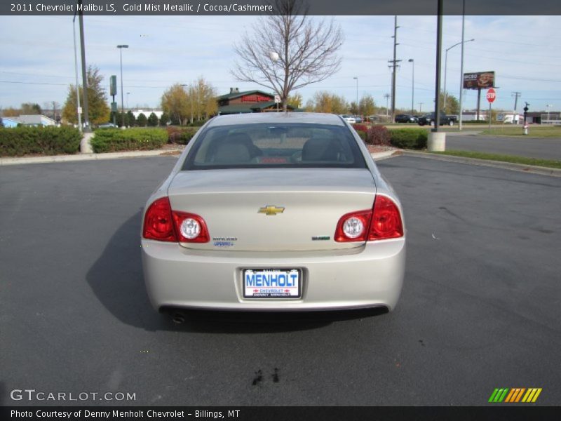 Gold Mist Metallic / Cocoa/Cashmere 2011 Chevrolet Malibu LS