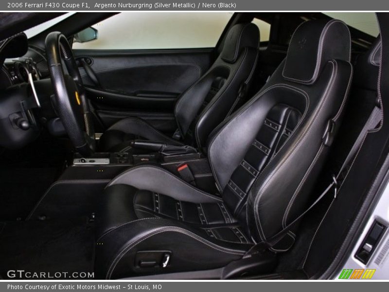 Front Seat of 2006 F430 Coupe F1
