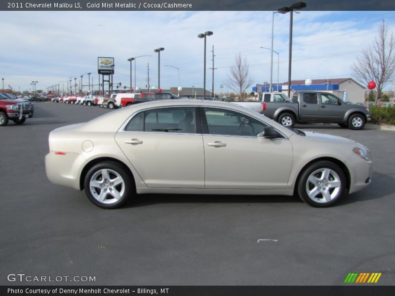 Gold Mist Metallic / Cocoa/Cashmere 2011 Chevrolet Malibu LS