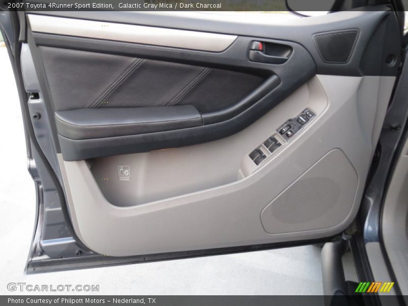 Galactic Gray Mica / Dark Charcoal 2007 Toyota 4Runner Sport Edition