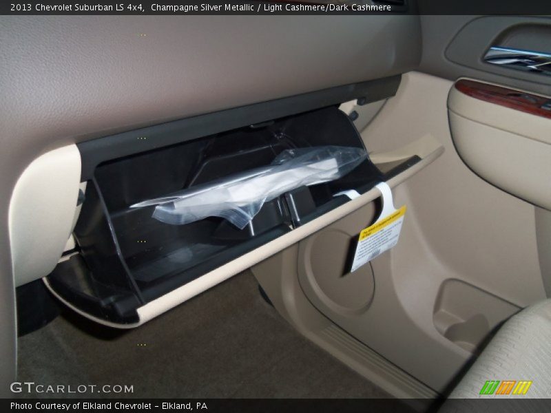 Champagne Silver Metallic / Light Cashmere/Dark Cashmere 2013 Chevrolet Suburban LS 4x4