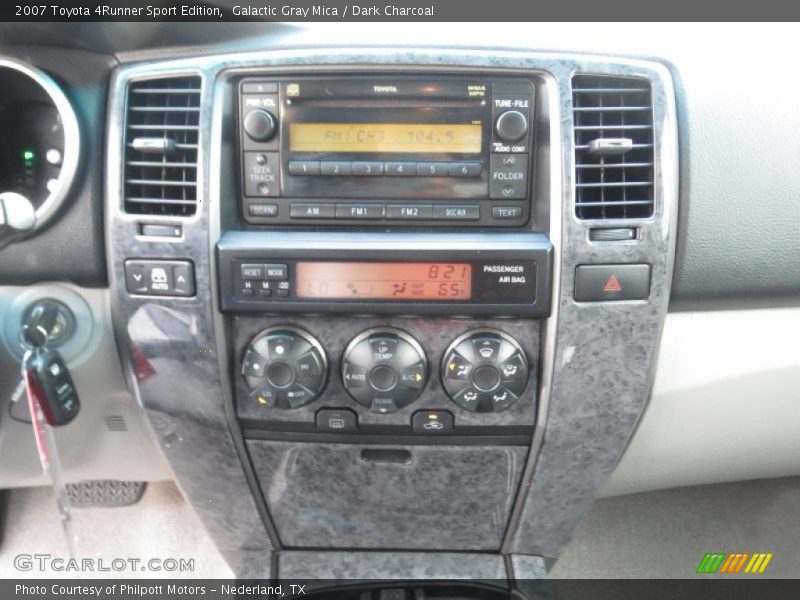 Galactic Gray Mica / Dark Charcoal 2007 Toyota 4Runner Sport Edition