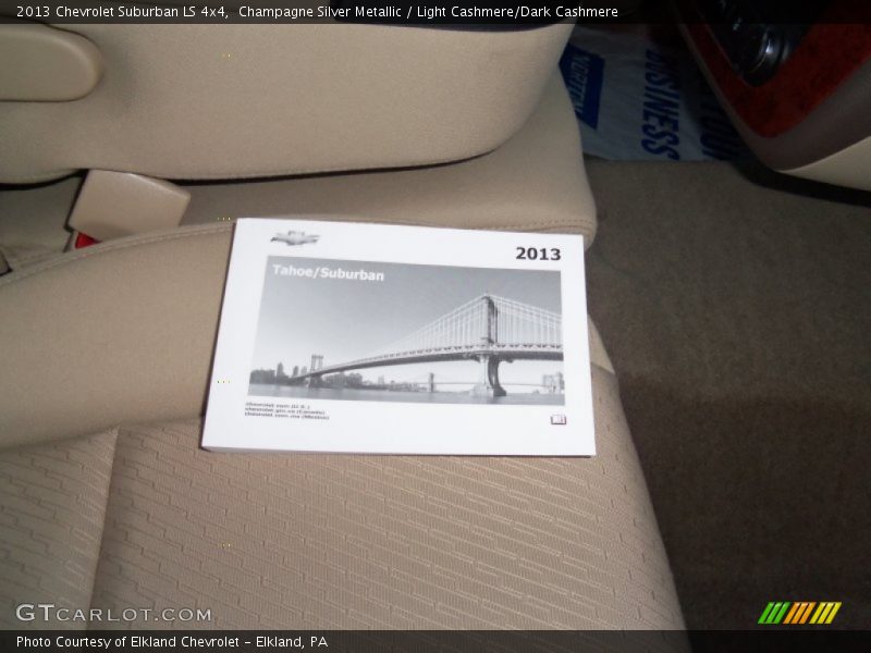 Champagne Silver Metallic / Light Cashmere/Dark Cashmere 2013 Chevrolet Suburban LS 4x4