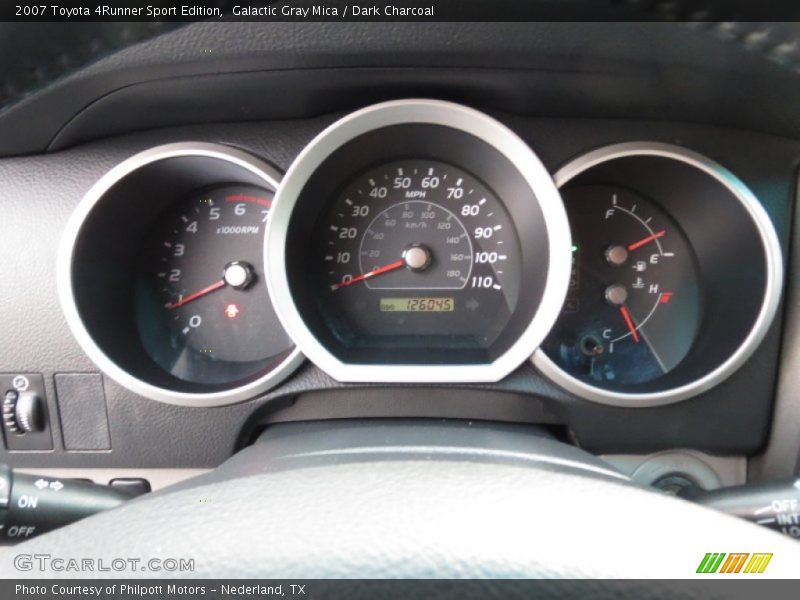 Galactic Gray Mica / Dark Charcoal 2007 Toyota 4Runner Sport Edition