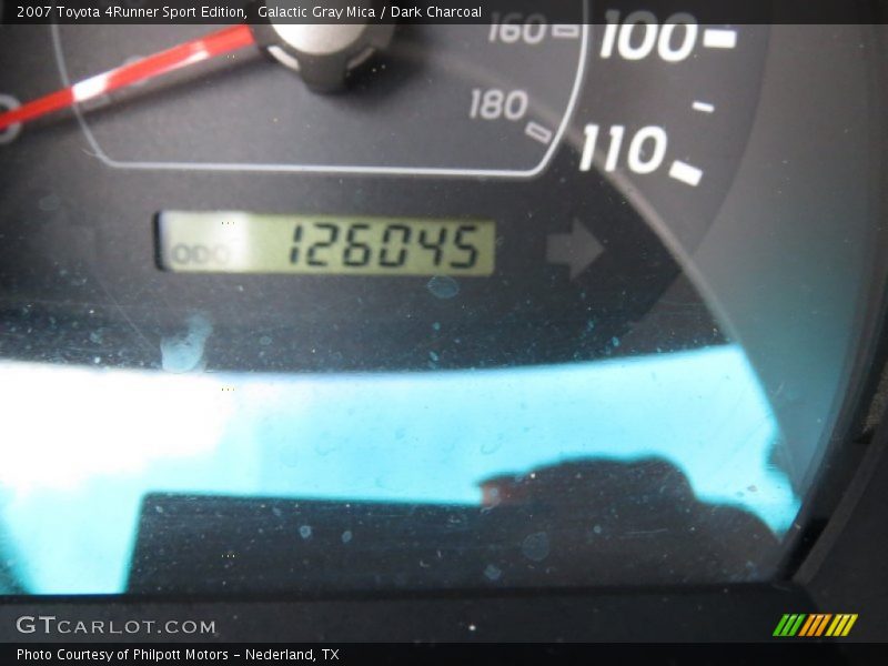 Galactic Gray Mica / Dark Charcoal 2007 Toyota 4Runner Sport Edition