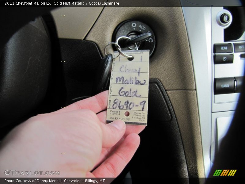 Gold Mist Metallic / Cocoa/Cashmere 2011 Chevrolet Malibu LS