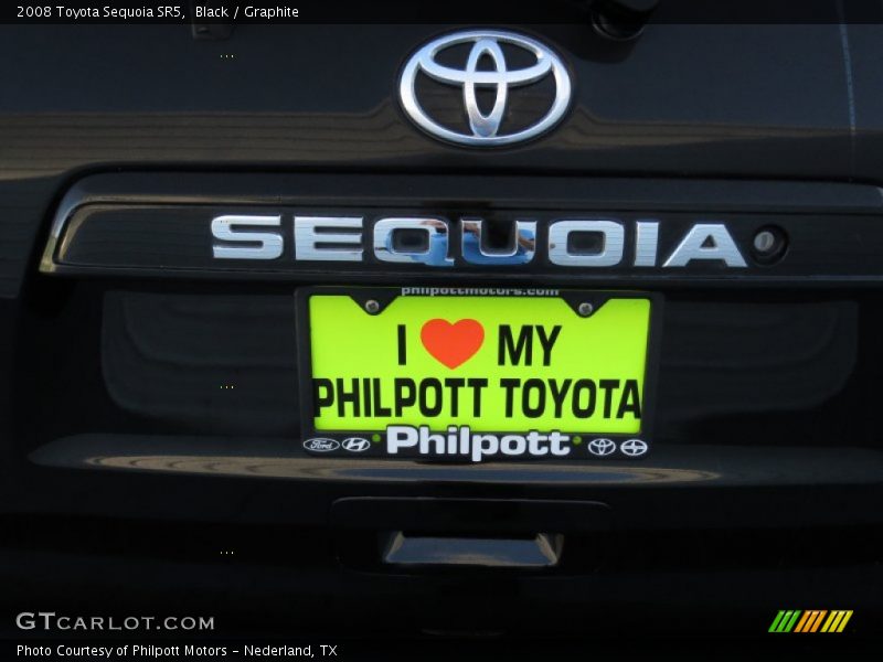 Black / Graphite 2008 Toyota Sequoia SR5