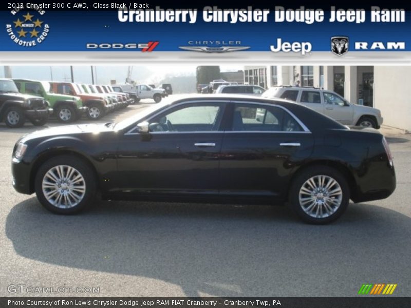 Gloss Black / Black 2013 Chrysler 300 C AWD