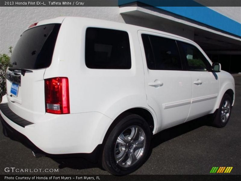 Taffeta White / Gray 2013 Honda Pilot EX-L